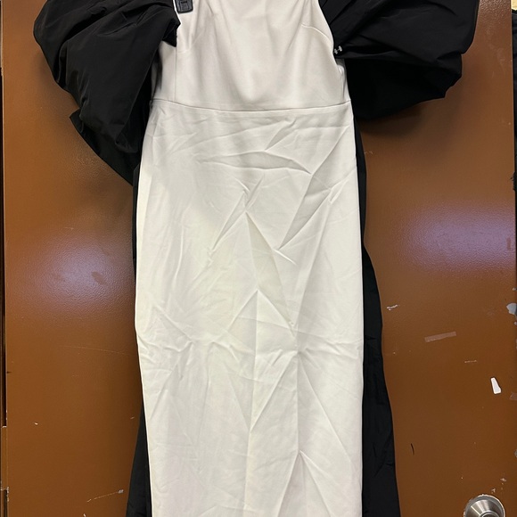 Marchesa Notte Cape Back Column Gown Dress Size 6 - Picture 7 of 14